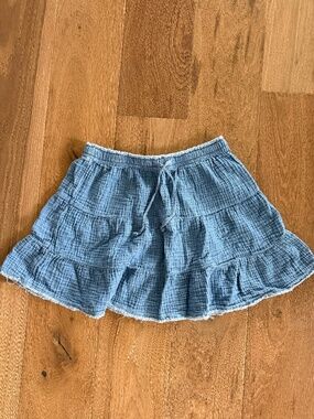 Aerie women's  blue tier gauze  skirt, S